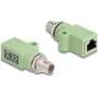 DeLOCK 60681 savienotāju adapteris M12 RJ45 Zaļš