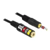 Audio kabelis DeLOCK 84667 2m 3.5mm Melns