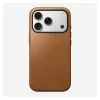 Mobilā tālruņa maciņš Nomad Modern Leather Case vāciņš iPhone 17 Pro, 16 cm (6,3 collas), dzeltenbrūns, āda un PC/TPU