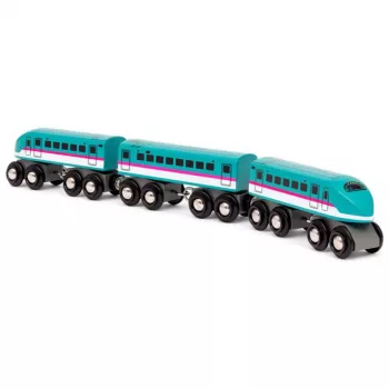 Rotaļlietu vilciens Ravensburger BRIO World Trains of the World Shinkansen E5 Hayabusa