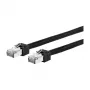 METZ CONNECT 13084F1000-E tīkla kabelis, melns, 1 m, Cat5e S/UTP (STP) (13084F1000-E)