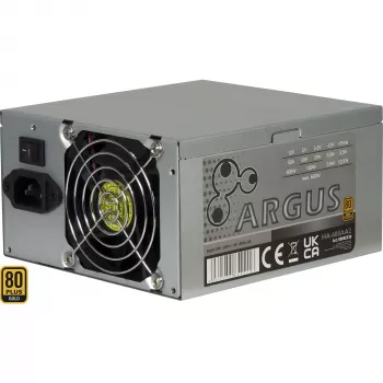 Barošanas bloks INTER-TECH Argus 600AA2 600W 80+ Gold, ATX, viens +12V kanāls