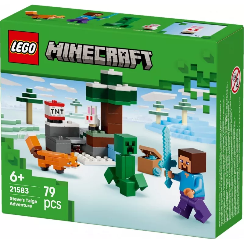 LEGO MINECRAFT 21583 Stīva taigas piedzīvojums