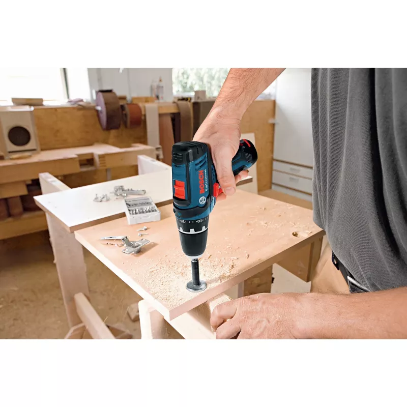 Bosch GSR 12V-15 Professional 650 g Melns, Zils, Sarkans, Sudraba
