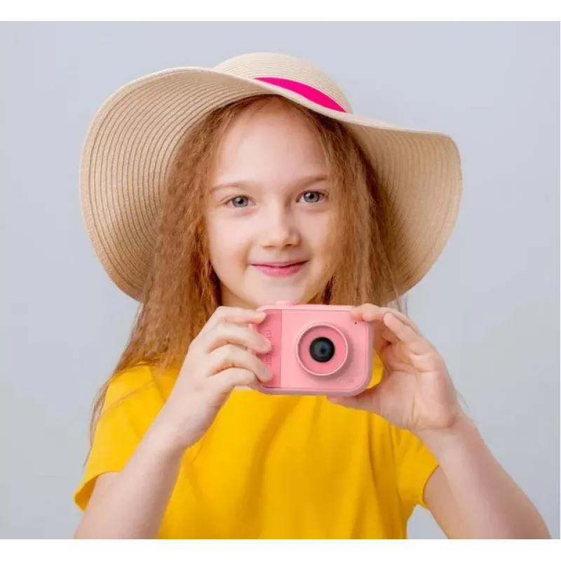 Bērnu digitālā kamera Xrec myFirst Camera 10 — rozā, no 5 gadu vecuma, 76 g