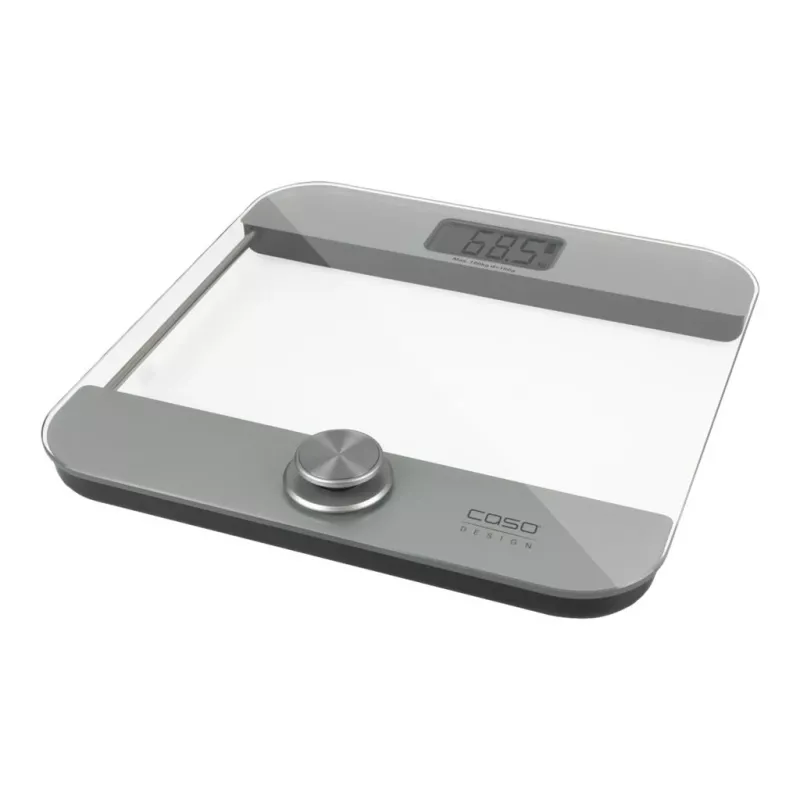 Elektroniskie personīgie svari Caso Body Energy Ecostyle 03416 — maks. 180 kg, precizitāte 100 g, balts/pelēks