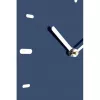 NeXtime pulkstenis 3072bl Thumbs up, 40,5x41,5 cm, sienas, zils/sudrabs