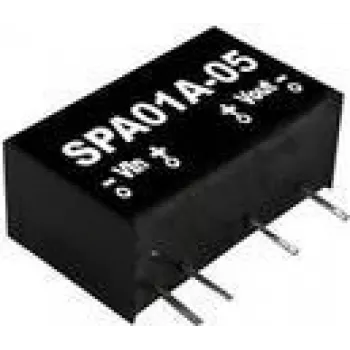 Strāvas adapteris/pārveidotājs Mean Well SPA01A-05, izeja 5 V DC, 0.2 A, 1 W, RoHS