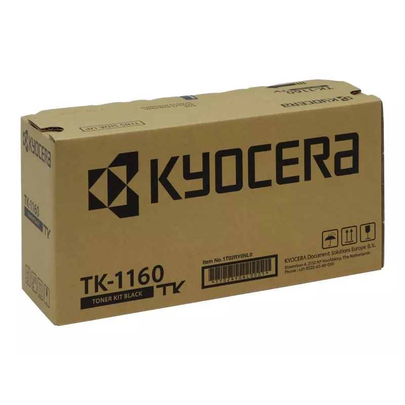 KYOCERA TK-1160 tonera kasetne 1 gab. Oriģināla Melna