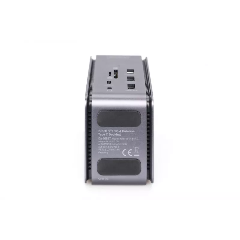 USB4 dokstacija Digitus DA-70897 8K USB Type-C 100 W jaudas piegāde