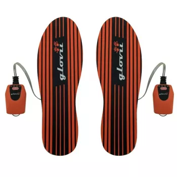 Apsildāmā zolīte Glovii GW4U unisex, 100% poliesters, izmērs EU 36–48, sarkana/melna, litija jonu akumulators