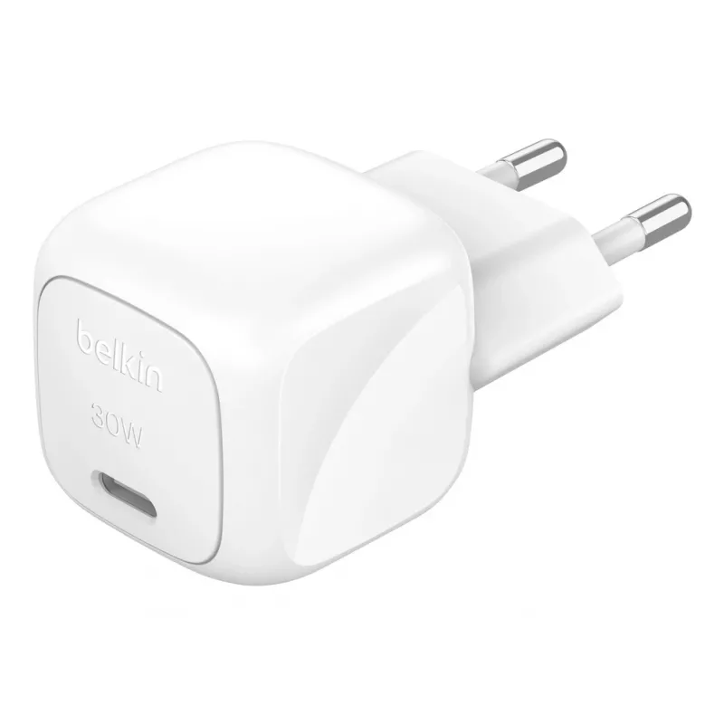 Belkin BoostCharge lādētājs klēpjdatoriem, viedtālruņiem, planšetdatoriem, balts, AC ātrā uzlāde, iekštelpām