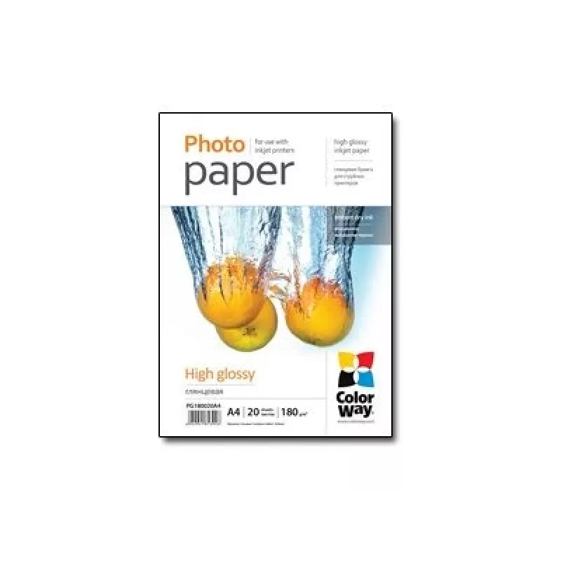 Photo Paper Gloss Colorway PG180020A4 A4