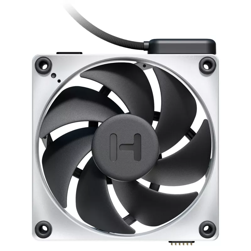 HYTE THICC FP12 120mm korpusa ventilators, 3 gab. iepakojums, balts