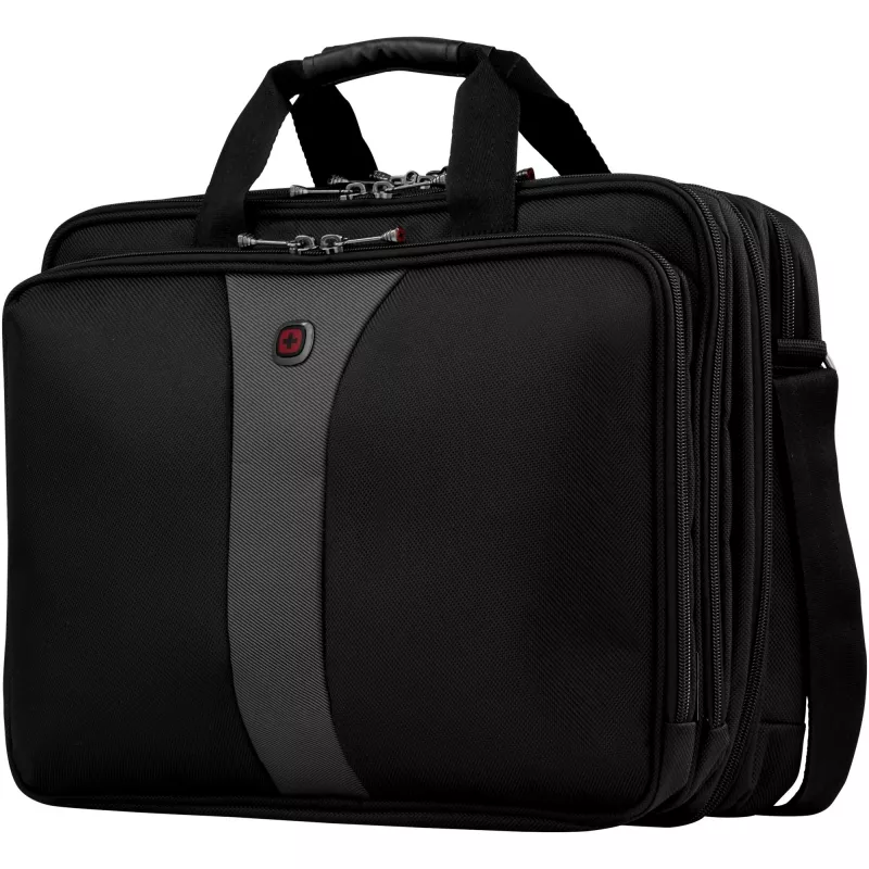 Wenger/SwissGear Legacy 17 portatīvā datora soma 43,2 cm (17) portfelis Melns, Pelēks