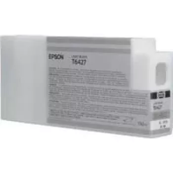 Epson T6427 gaiši melna tintes kasetne (150 ml), standarta ietilpība, gaiši melna, pigmenta tinte, 150 ml, 1 gab.