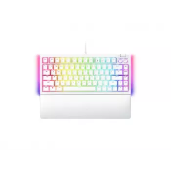 Mehāniskā spēļu tastatūra Razer MelnsWidow V4 75% USB QWERTY US English balta