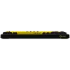 Bezvadu mehāniskā spēļu tastatūra LORGAR KBP7075W — Melna/Dzeltena, EN izkārtojums