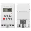 DIN-sliedes elektroniskais taimeris QOLTEC PC0629 — 24V barošana, 16A izeja