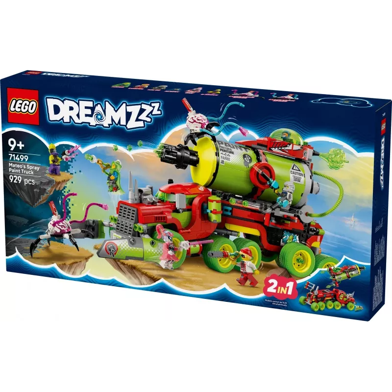 LEGO DREAMZZZ 71499 Mateo izsmidzināšanas krāsu kravas automašīna
