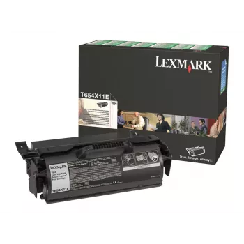 Toneris Lexmark T654X11E 30000 lapas melns