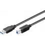 Wentronic 93655 USB kabelis, melns