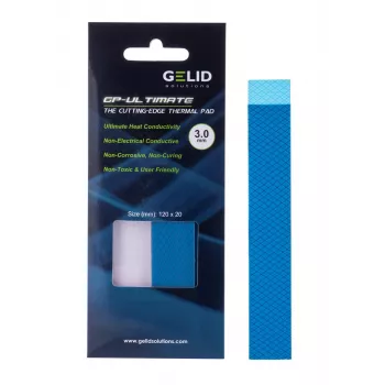 Termopadiņš Gelid TP-GP04-R-E 120×20×3,0 mm, blīvums 3,2 g/cm³, 1 gab.