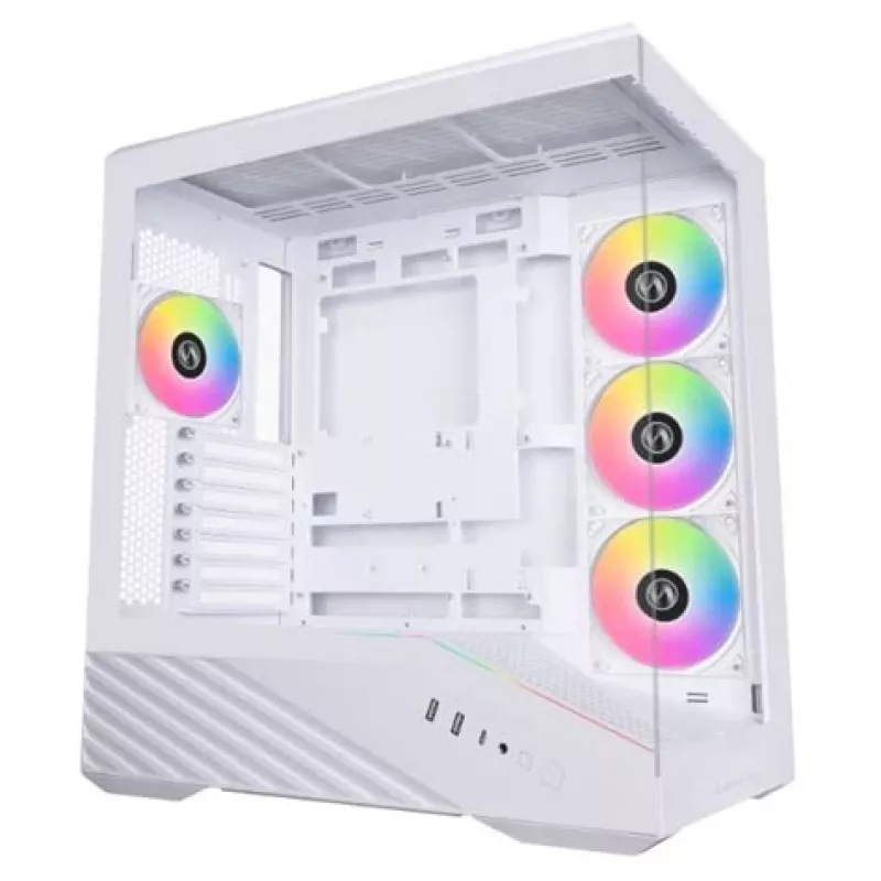 Datora korpuss Lian Li Vector V100 Midi Tower balts