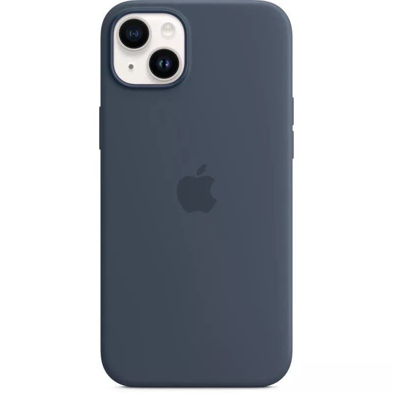 Silikona maciņš Apple iPhone 14 Plus MagSafe Storm Blue