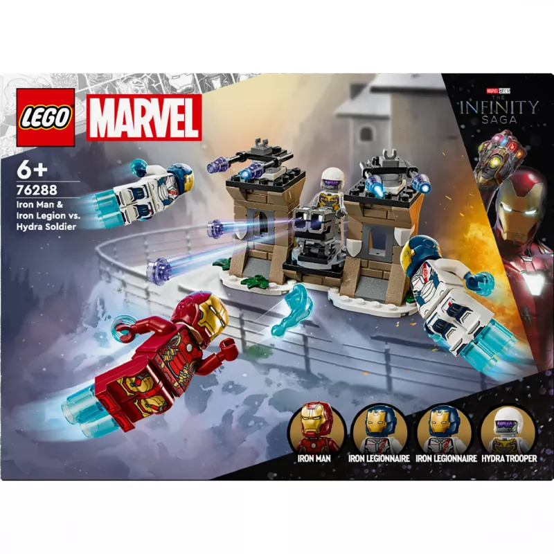 LEGO konstruktors 76288 Marvel Super Heroes Iron Man Dzelzs leģions HYDRA kareivis, minifigūra, būvējams modelis