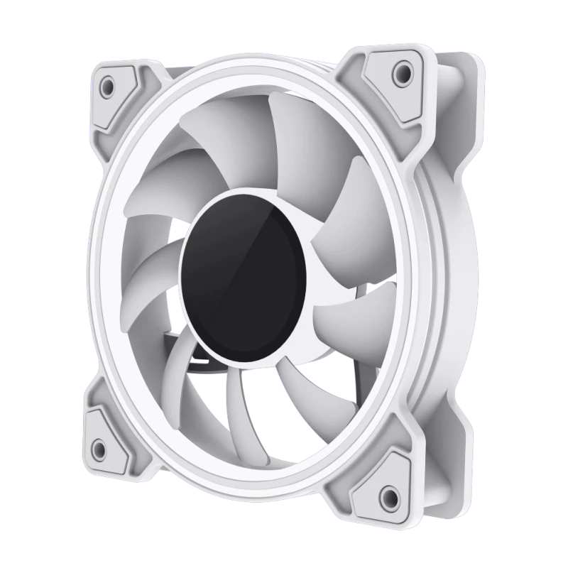 Gamemax | Datora ventilators | DUAL RING INFINITY | Balts
