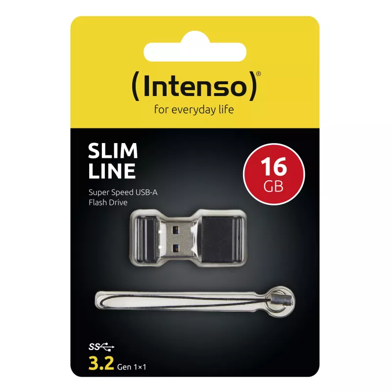 USB zibatmiņa Intenso 16 GB USB Type-A 3.2 Gen 1 Melna