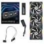 Lian Li UNI FAN SL-INF Wireless 120mm Reverse Blade ARGB korpusa ventilatori 3 gab. melni