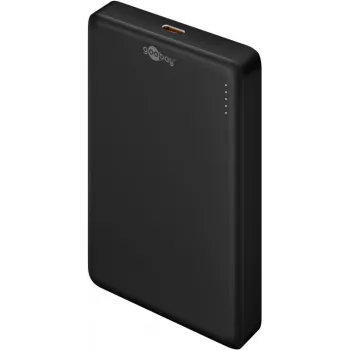 Goobay Magnetic Wireless Power Bank | 70183 | 10000 mAh | USB-C | Melns