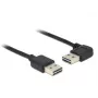 USB kabelis DeLOCK 85176 USB 2.0 0,5 m melns