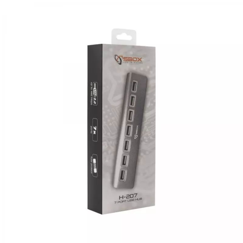 Sbox H-207 7 Portu USB HUB
