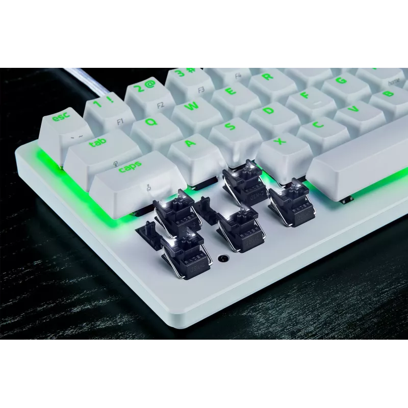 Razer RZ03-04990100-R3M1 tastatūra spēlēm, USB, QWERTY UK International, balta