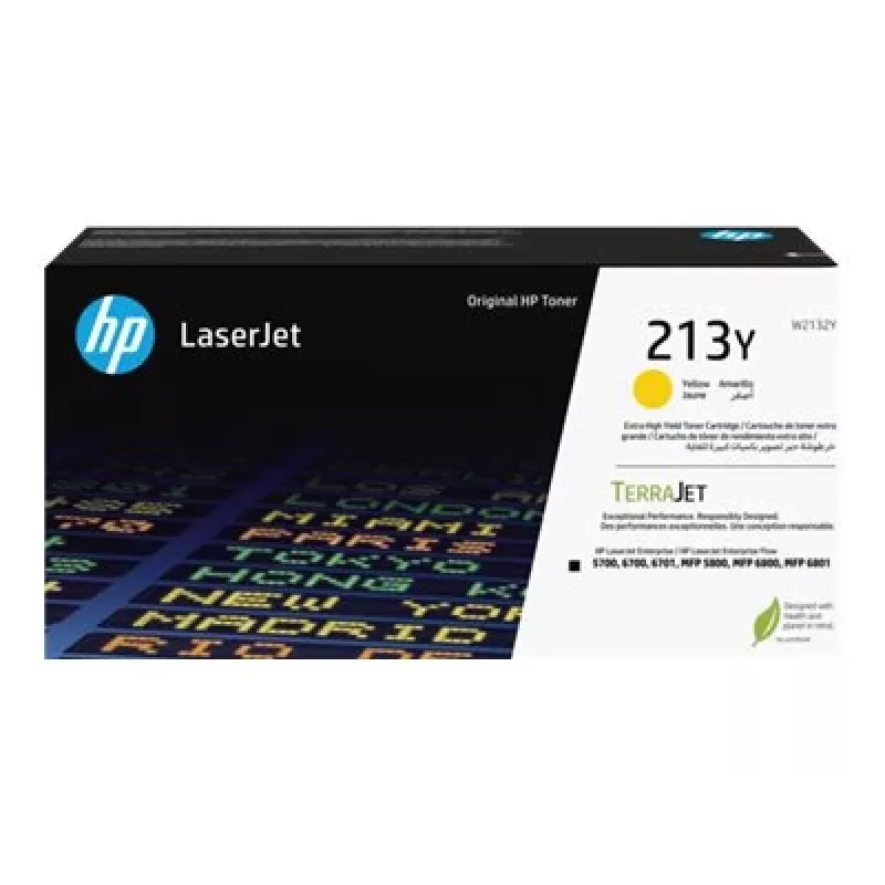 HP 213Y Extra High Yield dzeltena Oriģināls LaserJet tonera kasete