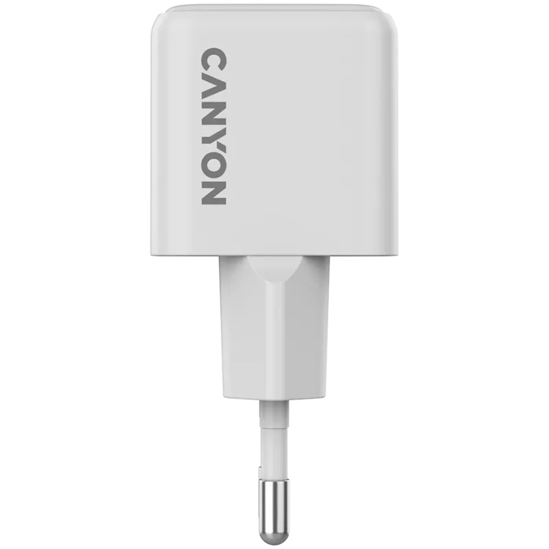 CANYON lādētājs CU20C GaN 20W 1xPD EU Balts