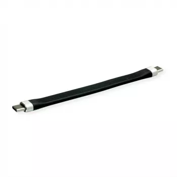 ROLINE 11.02.9054 USB kabelis 0,11 m USB 3.2 Gen 2 (3.1 Gen 2) USB C melns (11.02.9054)