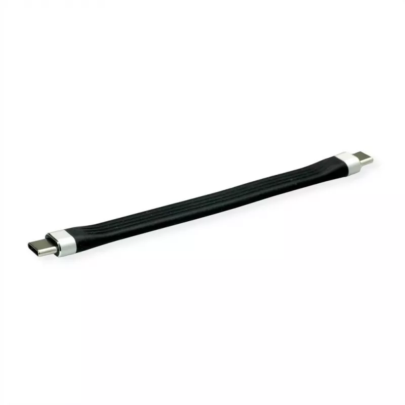 ROLINE 11.02.9054 USB kabelis 0,11 m USB 3.2 Gen 2 (3.1 Gen 2) USB C melns (11.02.9054)