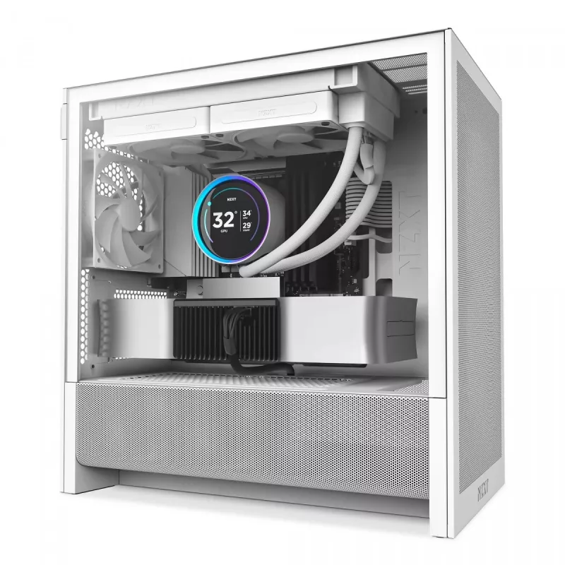 PC korpuss NZXT H9 H3 Flow Midi Tower Balts