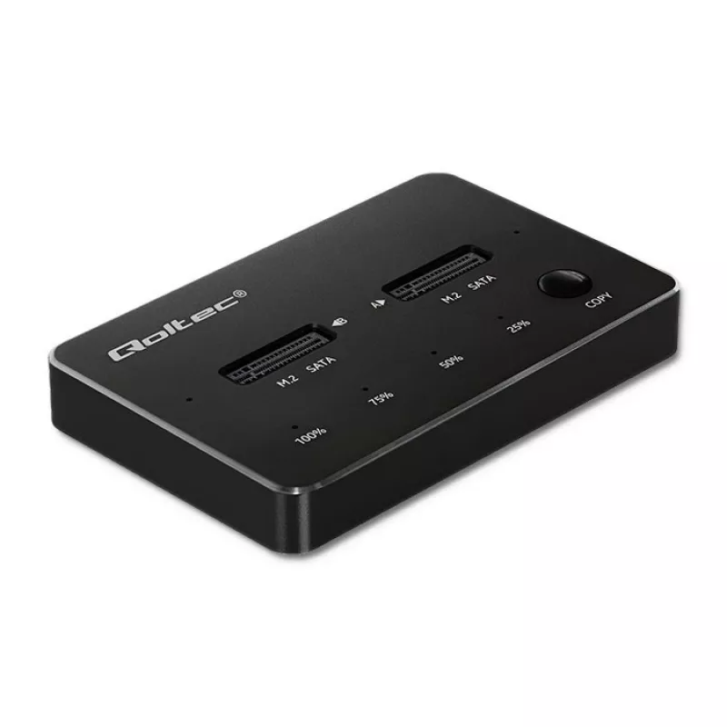 Qoltec 50310 Drive dokstacija 2x SSD M.2 SATA NGFF USB Type C