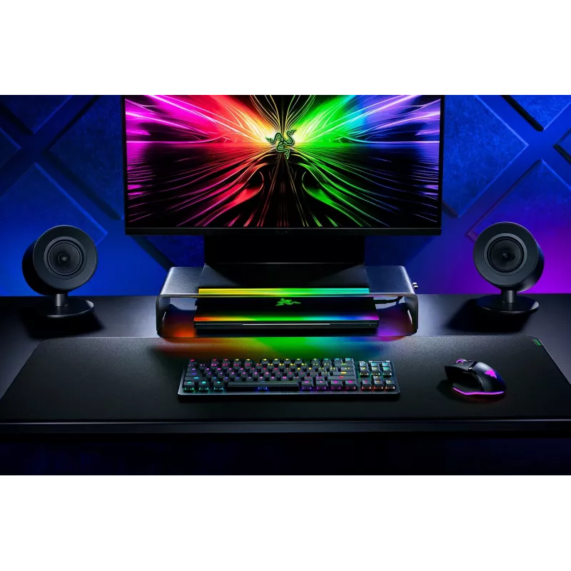 Monitora statīvs Razer RC21-02320100-R3M1 61–68.6 cm (24–27 collu) ekrāniem, brīvstāvošs, alumīnijs