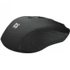 Bezvadu RF pele DEFENDER Accura MM-935 — optiskā 1600 DPI, piemērota abām rokām, 3 pogas, USB uztvērējs, melna