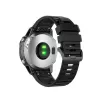 Silikona siksniņa FIXED Garmin QuickFit 26mm melna — rezerves pulksteņa siksniņa 26 mm