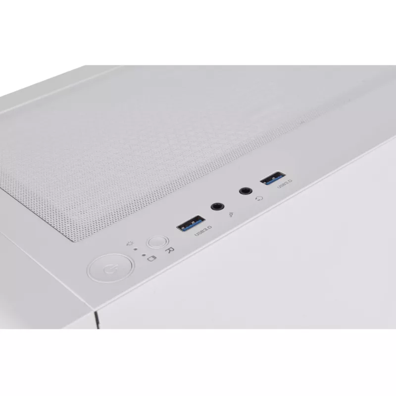 Thermaltake S200 TG rūdīta stikla ARGB Snow Edition vidējais torņa datora korpuss