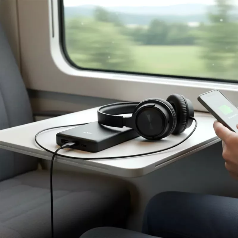 Pārnēsājams ārējais akumulators everActive EB-11QB 10 000 mAh, 2× USB-C 20 W (QC4.0)