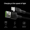 Green Cell KABGC05 lightning kabelis 1,2 m melns
