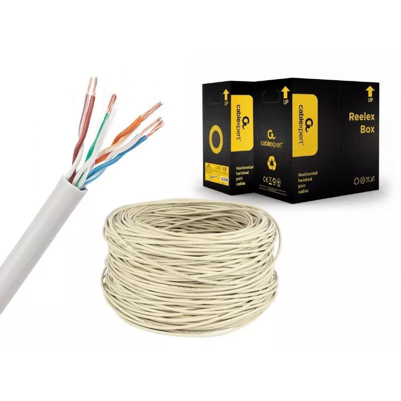 Gembird UPC-5004E-L tīkla kabelis pelēks 304,8 m Cat5e